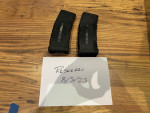 2x Battleaxe Windowed High cap - Used airsoft equipment