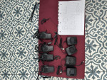 4 working radio’s - Used airsoft equipment