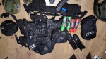 Black camo tactical gear - Used airsoft equipment