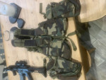 Vest, goggles, mask - Used airsoft equipment