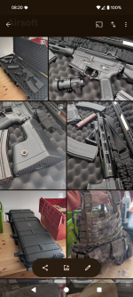 Ares AM-009 full Airsoft setup - Used airsoft equipment