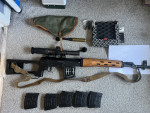 King arms SVD HPA MANCRAFT - Used airsoft equipment
