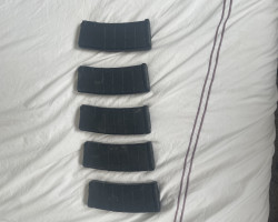 5 NUPROL M4 mags - Used airsoft equipment
