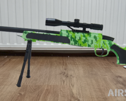 ZM51 CAMO sniper bundle. - Used airsoft equipment