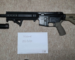GHK L119A2 engraved RS - Used airsoft equipment