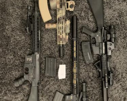 Job lot of rifles and a pistol - Used airsoft equipment