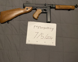 Thompson M1A1 - Used airsoft equipment