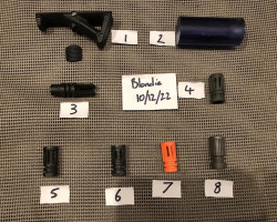 Various parts clearout- lot 17 - Used airsoft equipment
