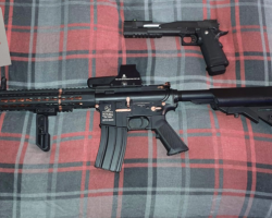 Colt M4 Keymod & Dragon Pistol - Used airsoft equipment