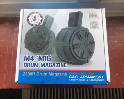 G&G M4/M16 Drum Magazine - Used airsoft equipment