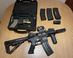 Stubby m4 and glock 18 combo - Used airsoft equipment