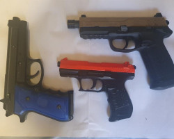 Beretta M9,Walther P99 & FNX45 - Used airsoft equipment