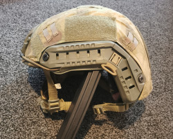 Tactical Helmet with cover - Used airsoft equipment