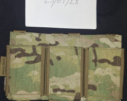 Warrior Triple Elastic Mag Pou - Used airsoft equipment