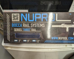 Nuprol rail system - Used airsoft equipment