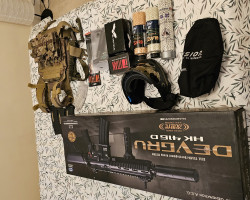 Airsoft equipment and Rifle - Used airsoft equipment