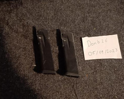 2x WE F229 Mag - Used airsoft equipment