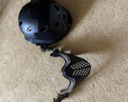 Fast Helmet with face shield - Used airsoft equipment