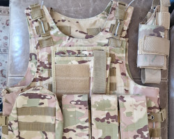 Multicam Plate Carrier w/ pouc - Used airsoft equipment