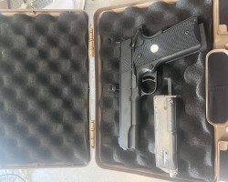 Army 1911 GBB Pistol & Case - Used airsoft equipment