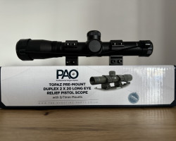 PAO TOPAZ DUPLEX PISTOL SCOPE - Used airsoft equipment