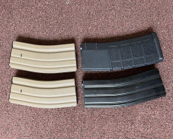4x M4 high cap mags - Used airsoft equipment
