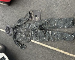 Black Camo Tactical Gear - Used airsoft equipment