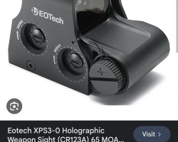 LOOKING FOR Eotech red dot - Used airsoft equipment
