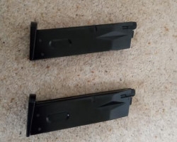 2 x WE M92 Spare Mags - Used airsoft equipment