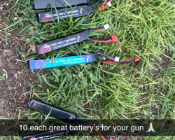 Batteries - Used airsoft equipment