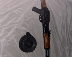 ak74 WITH LCT DRUM MAG - Used airsoft equipment