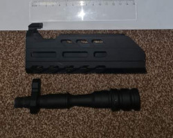 Laylax handguard and barrel - Used airsoft equipment