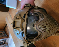 Pilot helmet brand new tan - Used airsoft equipment