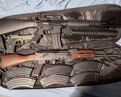 Bundle – E&L AKM,DB M16,WE M9 - Used airsoft equipment