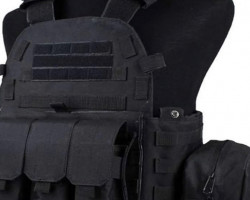 Black plate carrier - Used airsoft equipment