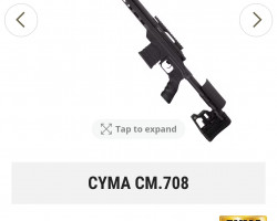 Cyma cm.708 - Used airsoft equipment