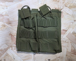 Double Molle M4 Mag Pouch Gree - Used airsoft equipment