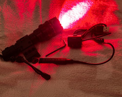 Red beam torch - Used airsoft equipment