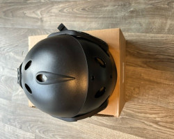 Tactical Black Helmet - Used airsoft equipment