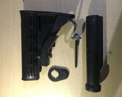 Stock and metal stock tube - Used airsoft equipment