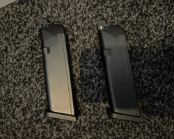2 Glock Green Gas Mags - Used airsoft equipment