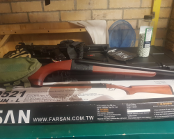 Farsan double barrel shotgun - Used airsoft equipment