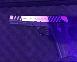 Chrome 1911 blowback - Used airsoft equipment