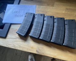 Nuprol hi cap magazines x5 - Used airsoft equipment