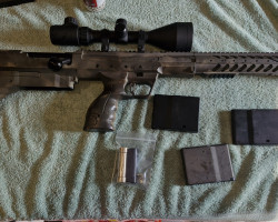 Srs a1 with 4 mags - Used airsoft equipment