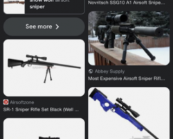 Sniper - Used airsoft equipment