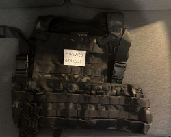Tactical vest black - Used airsoft equipment