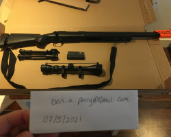 M24 snow wolf sniper rifle - Used airsoft equipment