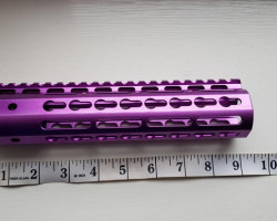 Pink Anodized 9" Handguard - Used airsoft equipment