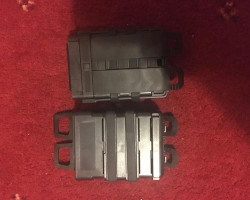 2x Black M4 Elastic mag pouch - Used airsoft equipment